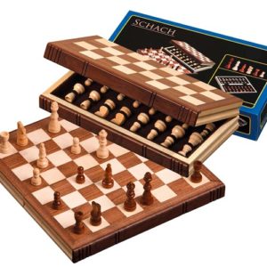Echecs de voyage en forme de livre, case 32 mm