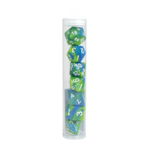 Tube à Dés Bleu/Vert