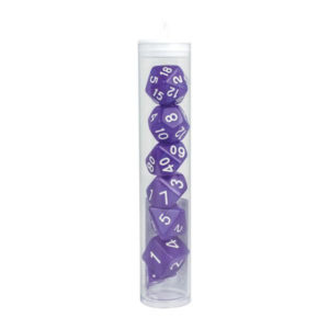 Tube à Dés Moonstone violet