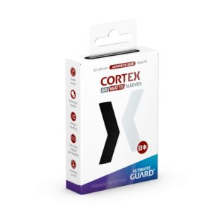 Ultimate Guard 60 Cortex Sleeves format japonais Noir Mat
