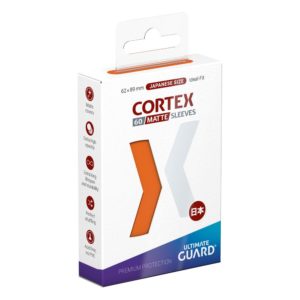 Ultimate Guard 60 Cortex Sleeves format japonais Orange Mat